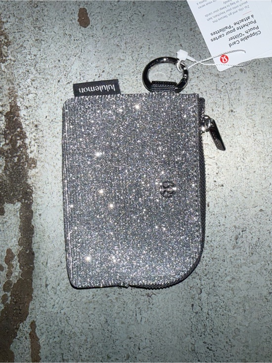 lululemon athletica Accessories - lululemon athletica Sparkling Silver Key Pouch with Ring